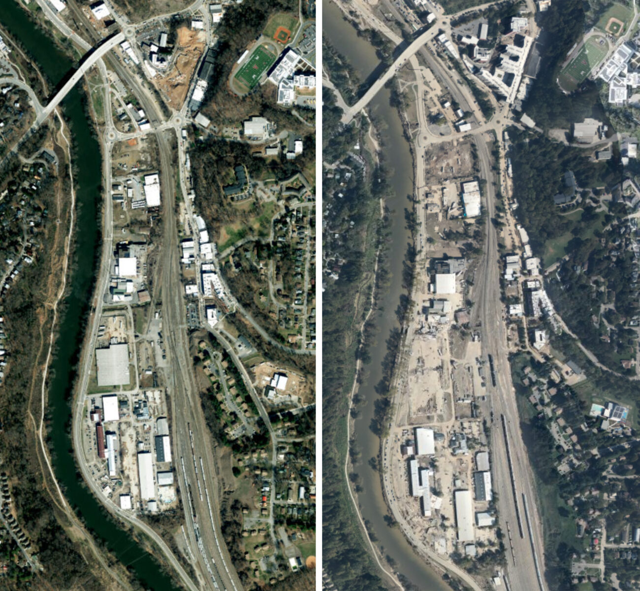 Before And After Satellite Images Show The Effects Of Helene On Western