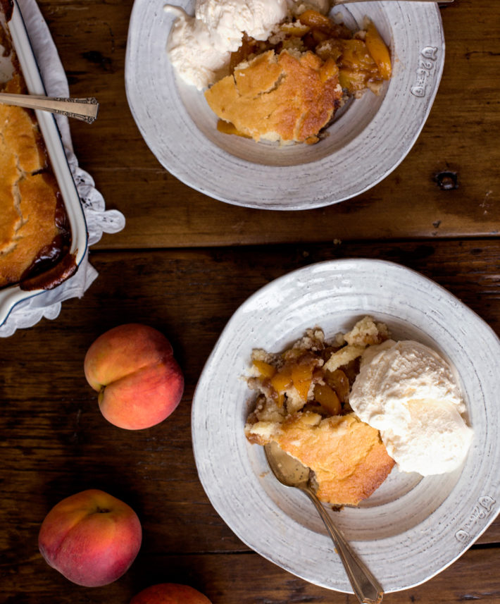 Nectarine and Berry Cobbler Garden & Gun