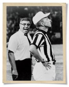 Lombardi gives an official an earful.