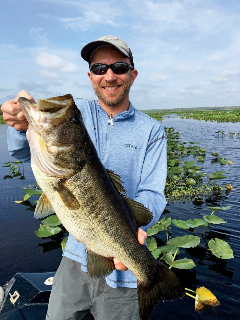Orlando Fishing Monster Bass on Lake Toho in Central Florida
