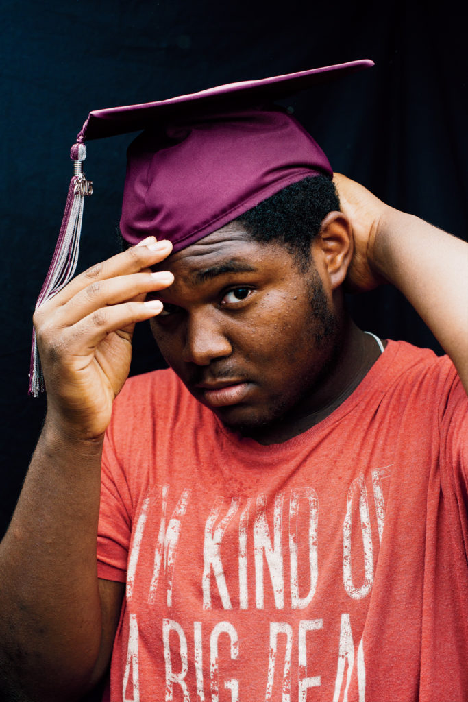 Now living near Atlanta, Jonathan Cotton completed high school in May.