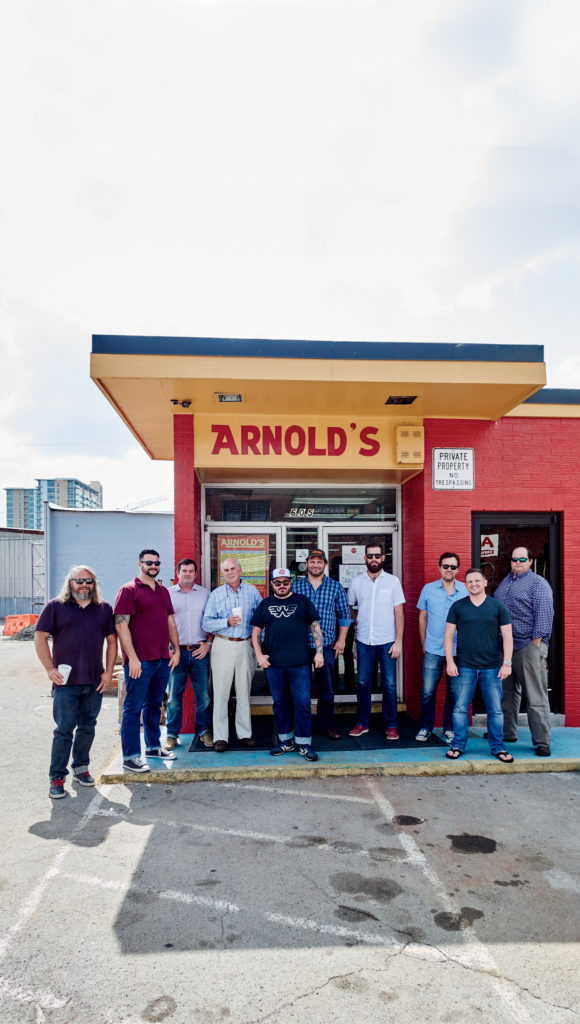 The tasting team takes a break for lunch at Arnold's Country Kitchen.