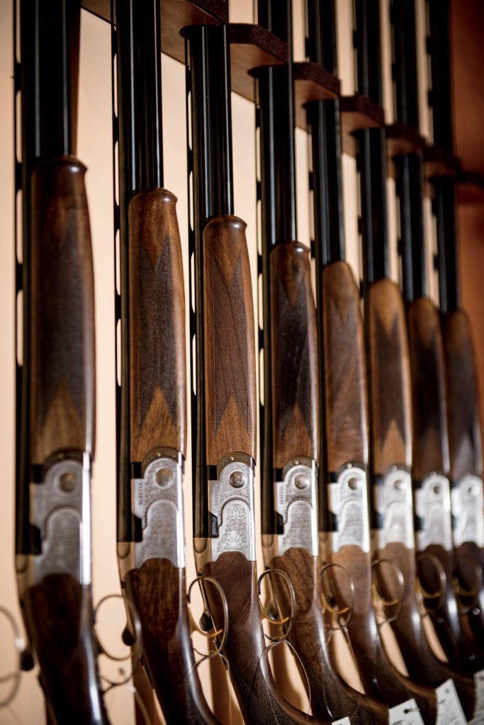 A sampling of shotguns at Cole Gunsmithing.