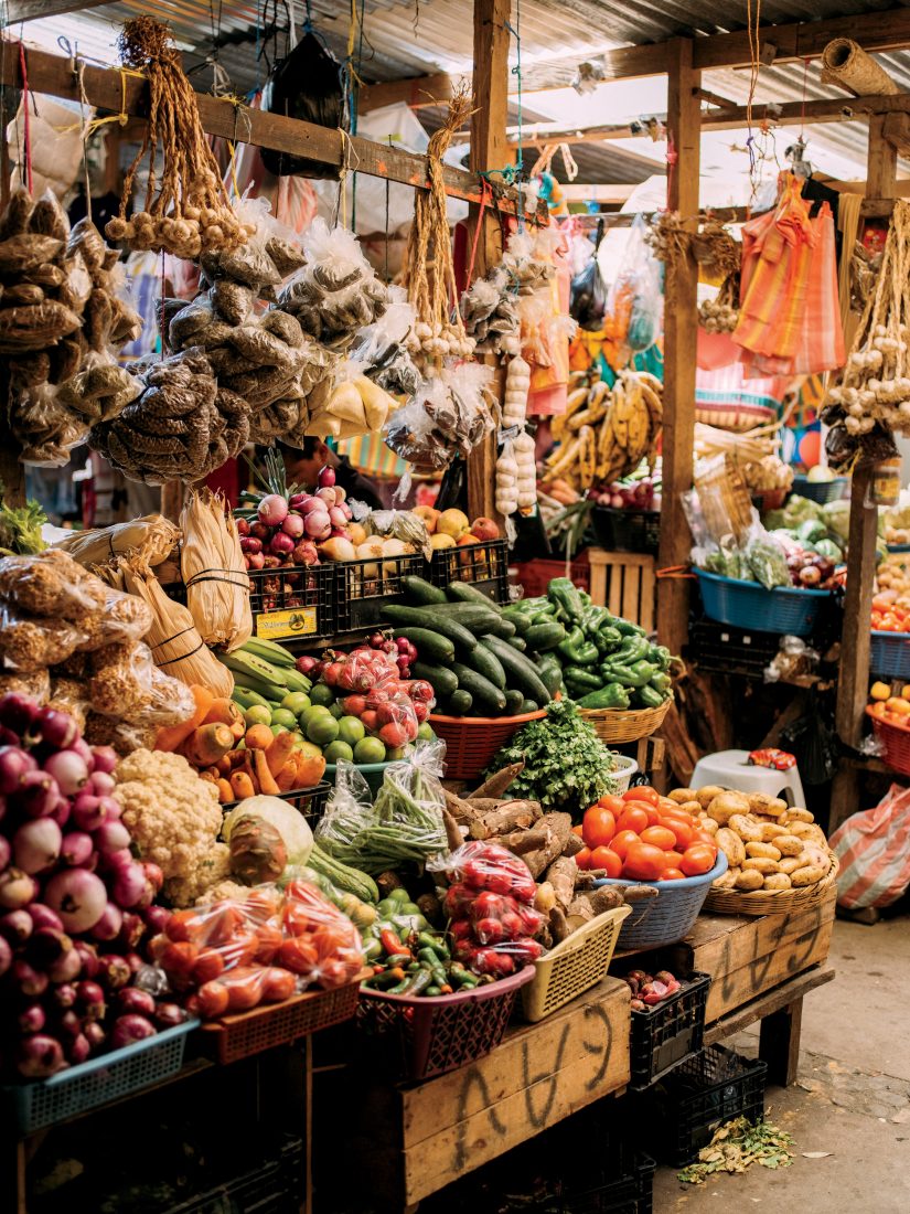 Fruit in the local market.