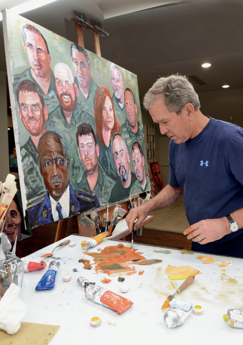 George W. Bush discovers his 'inner Rembrandt' in homage to