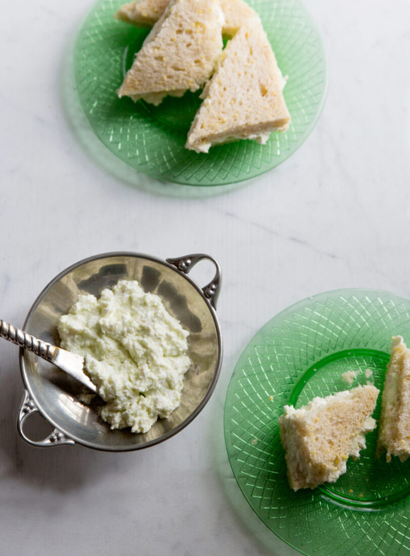 Benedictine spread sandwiches