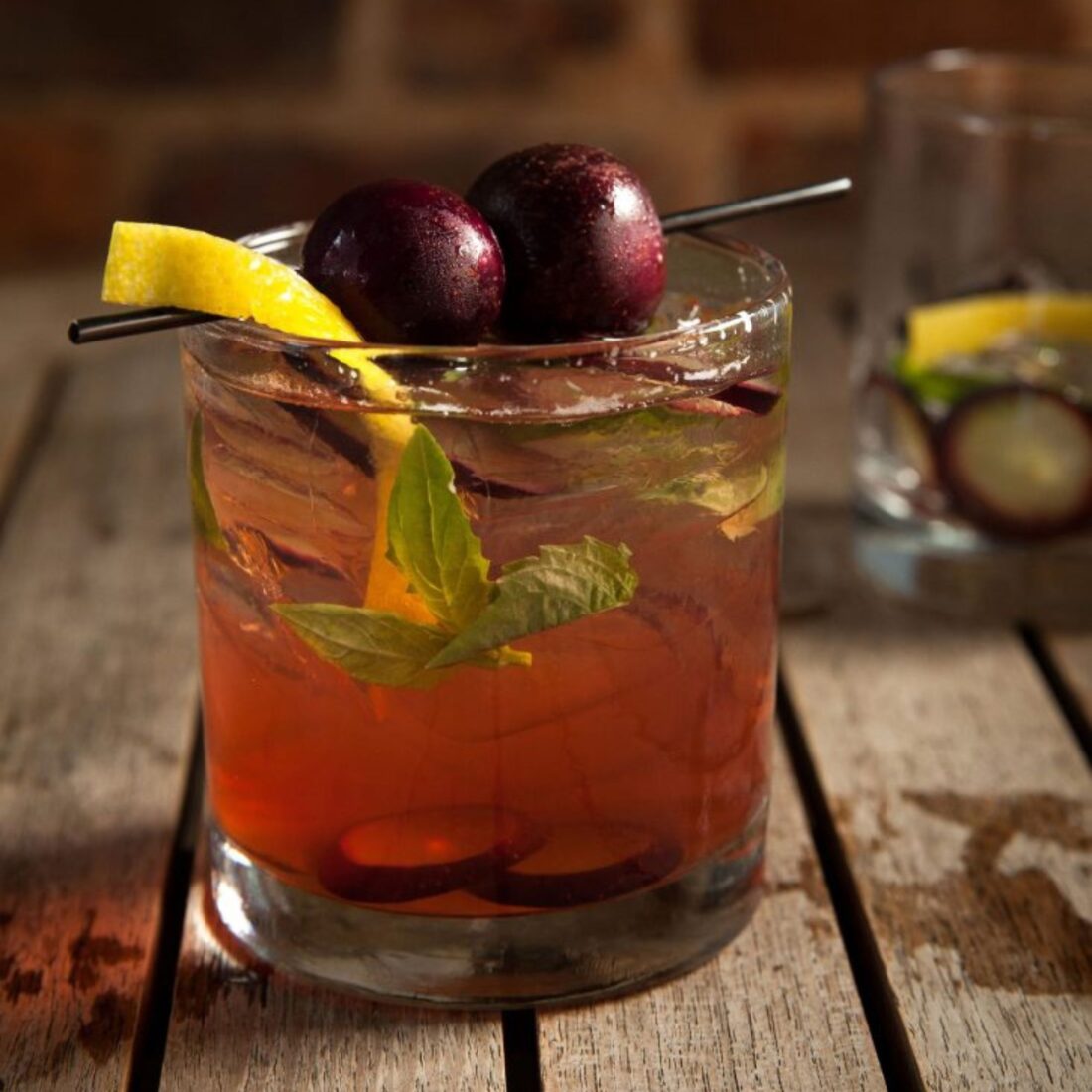 Holy Muscadine Sour
Basil, orange bitters, and muscadine join bourbon for a musky, herbal cocktail from chef Dean Neff.
Get the recipe.