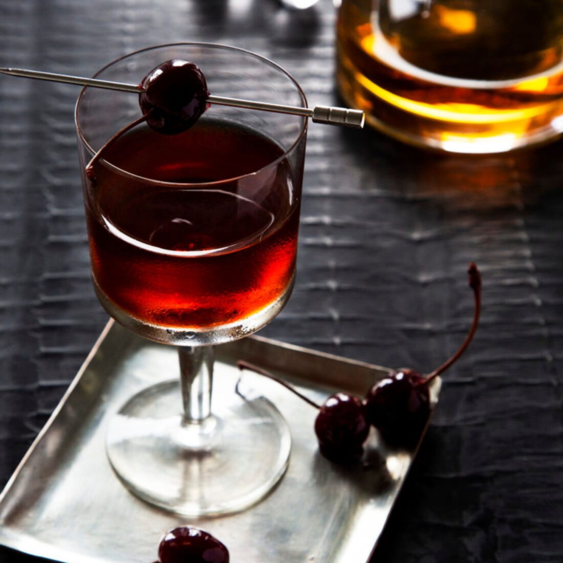 The Manhattan
The name is from New York, but the whiskey is all Southern.
Get the recipe.