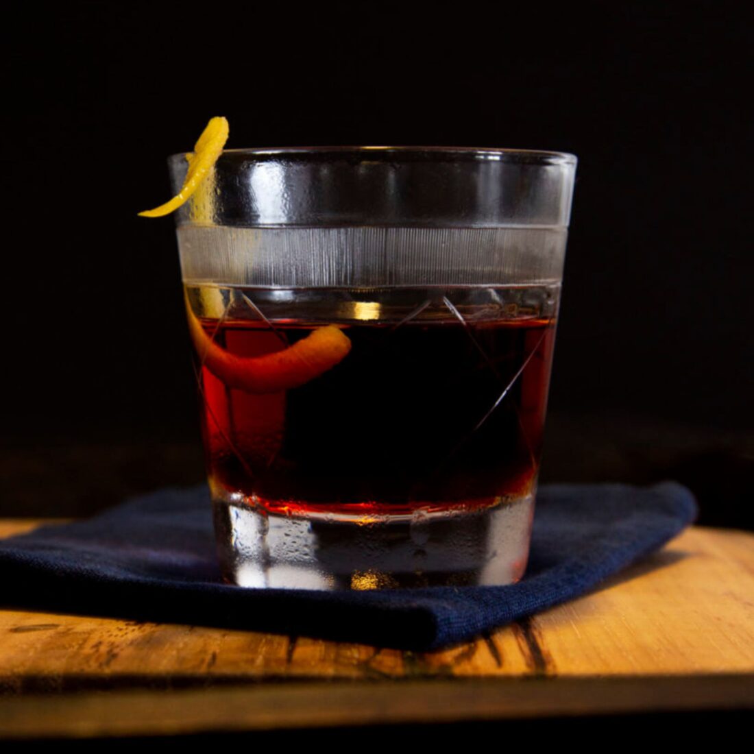 Boulevardier
The drink is simply a Negroni that replaces gin with bourbon, which brings sweetness and oaky spice.
Get the recipe.