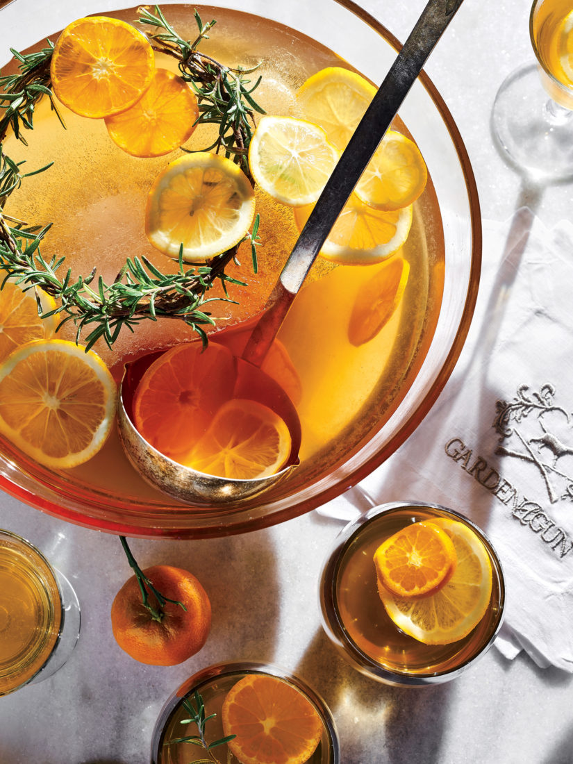 G&G Anniversary Punch
Bourbon’s spiciness stands up to the other ingredients—some of which can be, frankly, a little bossy—in this G&G signature punch.
>Get the Recipe