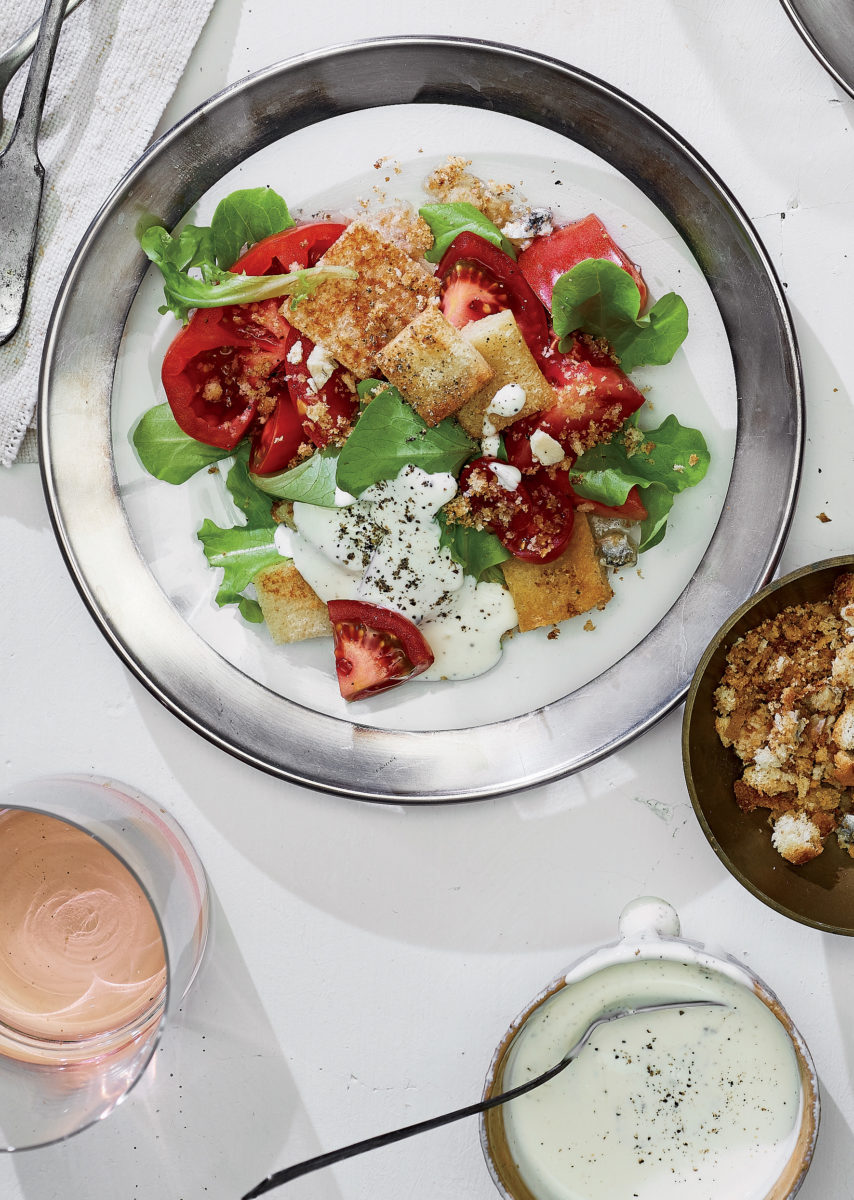 tomato and white bread salad
