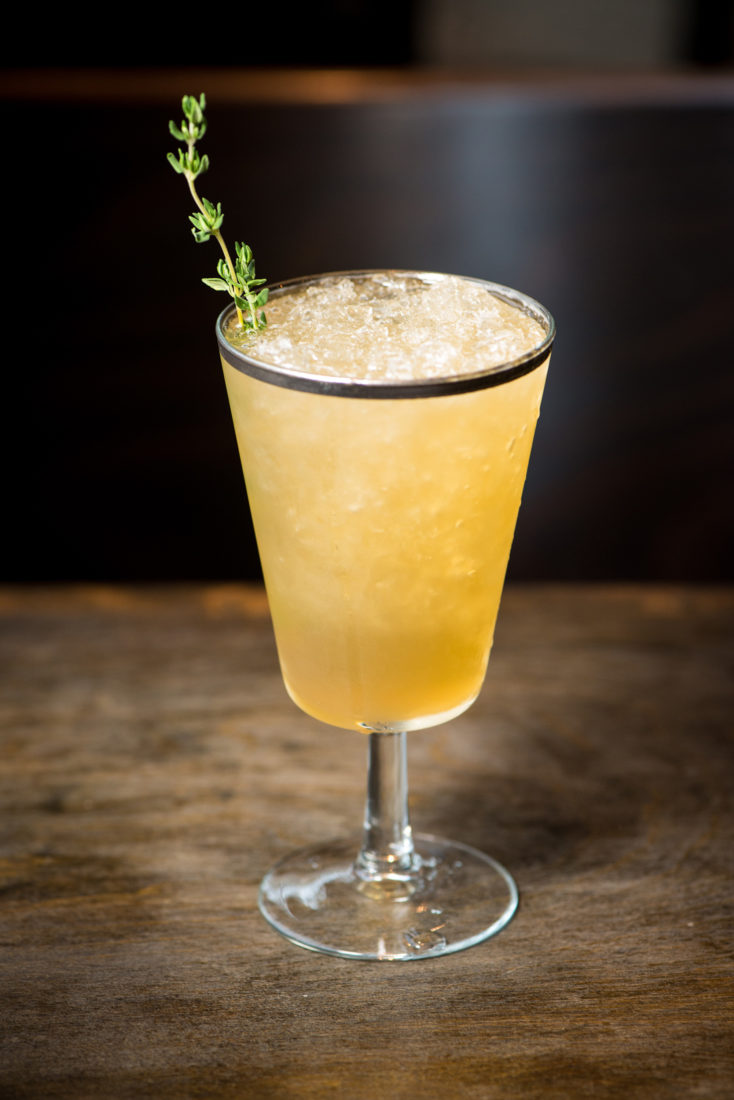 The Queen Bee
No Southerner ever puts away the bourbon, even when the weather turns warm. This spring tipple from Atlanta’s One Eared Stag combines bourbon with an easy-to-make thyme-honey syrup that adds lovely herbal flavor, as well as amontillado sherry, the Spanish fortified wine whose nutty, fruity notes are hugely popular in cocktails right now.
>Get the Recipe