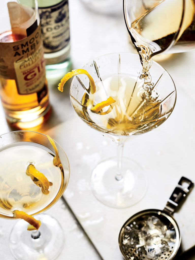 BarrelAged Gin Martini Garden & Gun