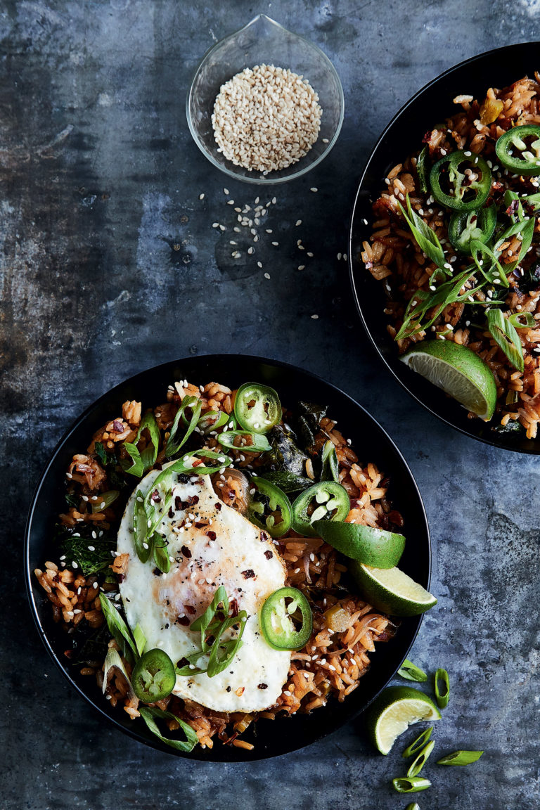 Ginger and Collard Green Fried Rice: Use Your Leftovers – Garden & Gun
