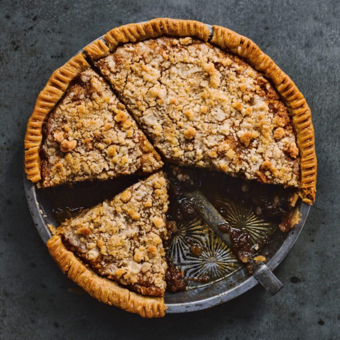 Shoofly Pie with Sorghum
A Southern take on the Amish country classic by Brian Noyes of Red Truck Bakery.
Get the recipe.