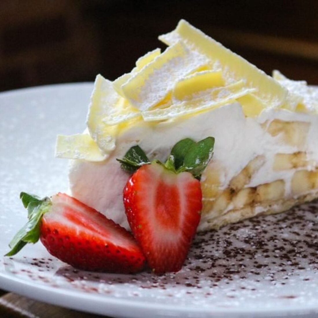 Banana Cream Pie With a Twist
Try this signature Greenville dessert for National Banana Cream Pie Day—or any day.
Get the recipe.
