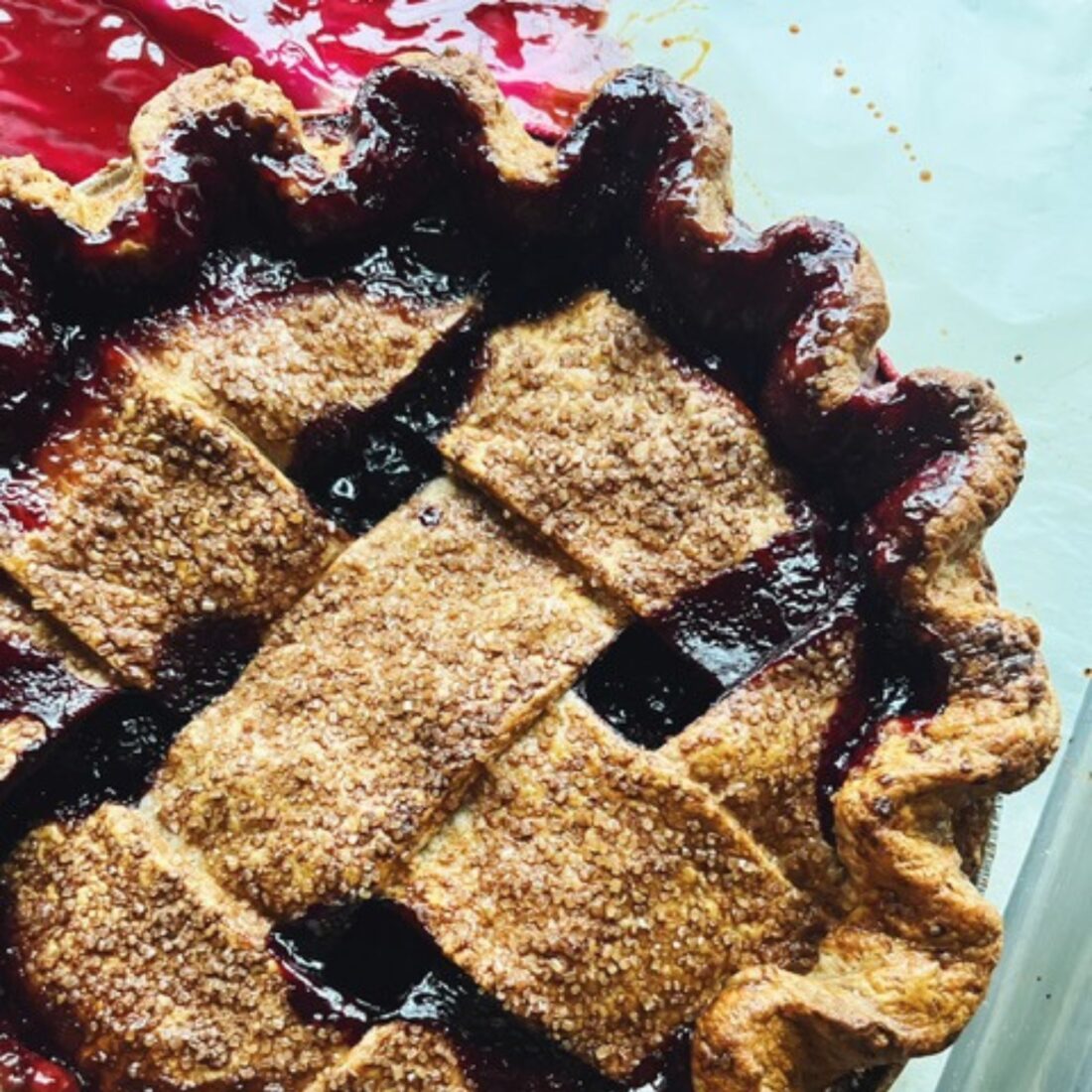 Black & Blue Pie
A delicious ode to summer’s bounty—and to love.
Get the recipe.