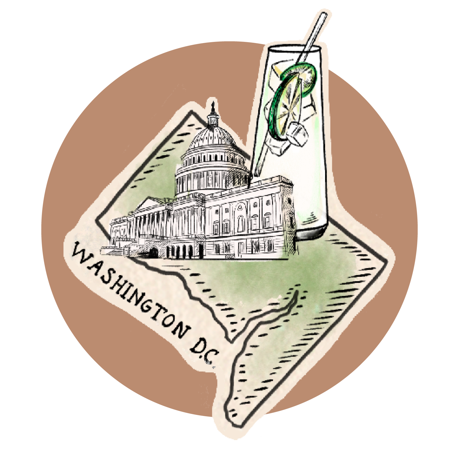 Gin Rickey A Cocktail for Washington, D.C. Garden & Gun