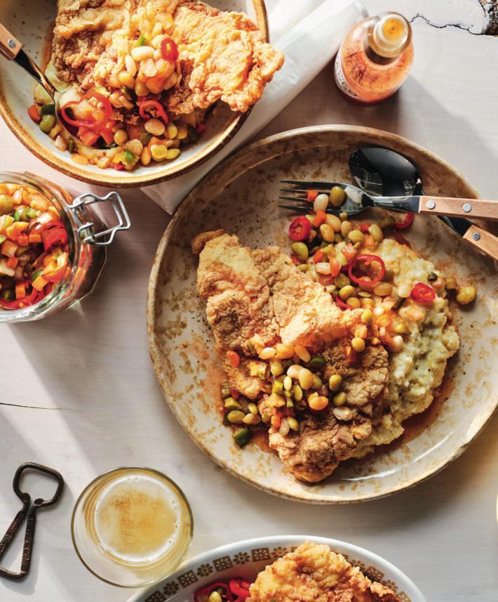 Spring Herb Deviled Eggs in the Shell Garden & Gun