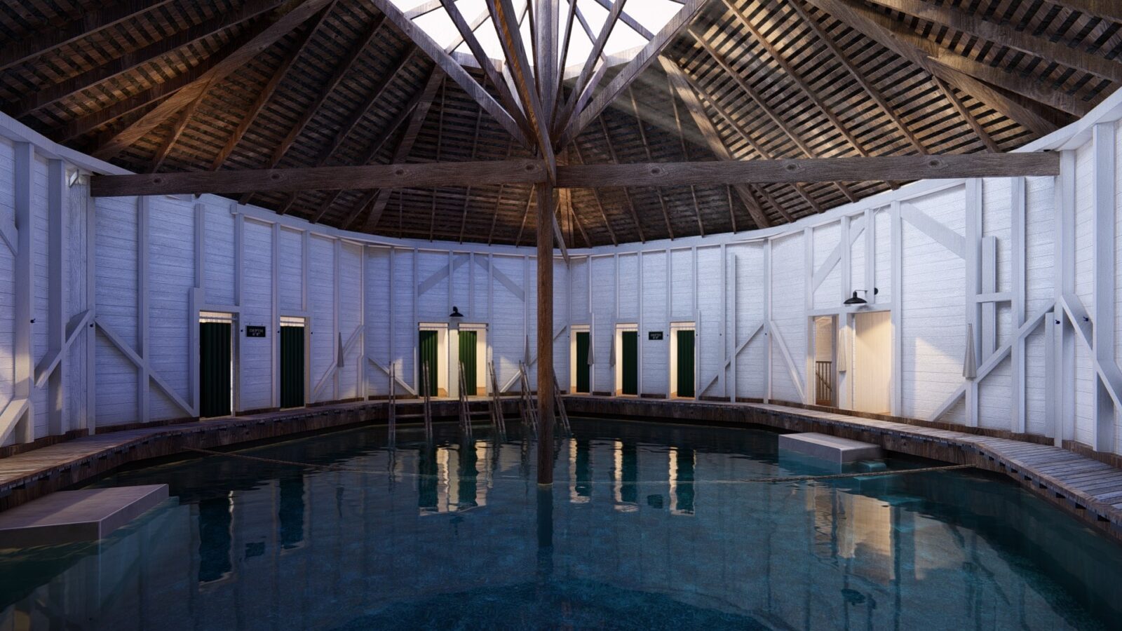 Warm Springs Pools America S Oldest Spa Returns To Its Former Rustic Glory Garden And Gun