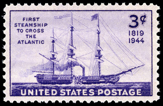 SS Savannah Stamp credit Smithsonian Institute
