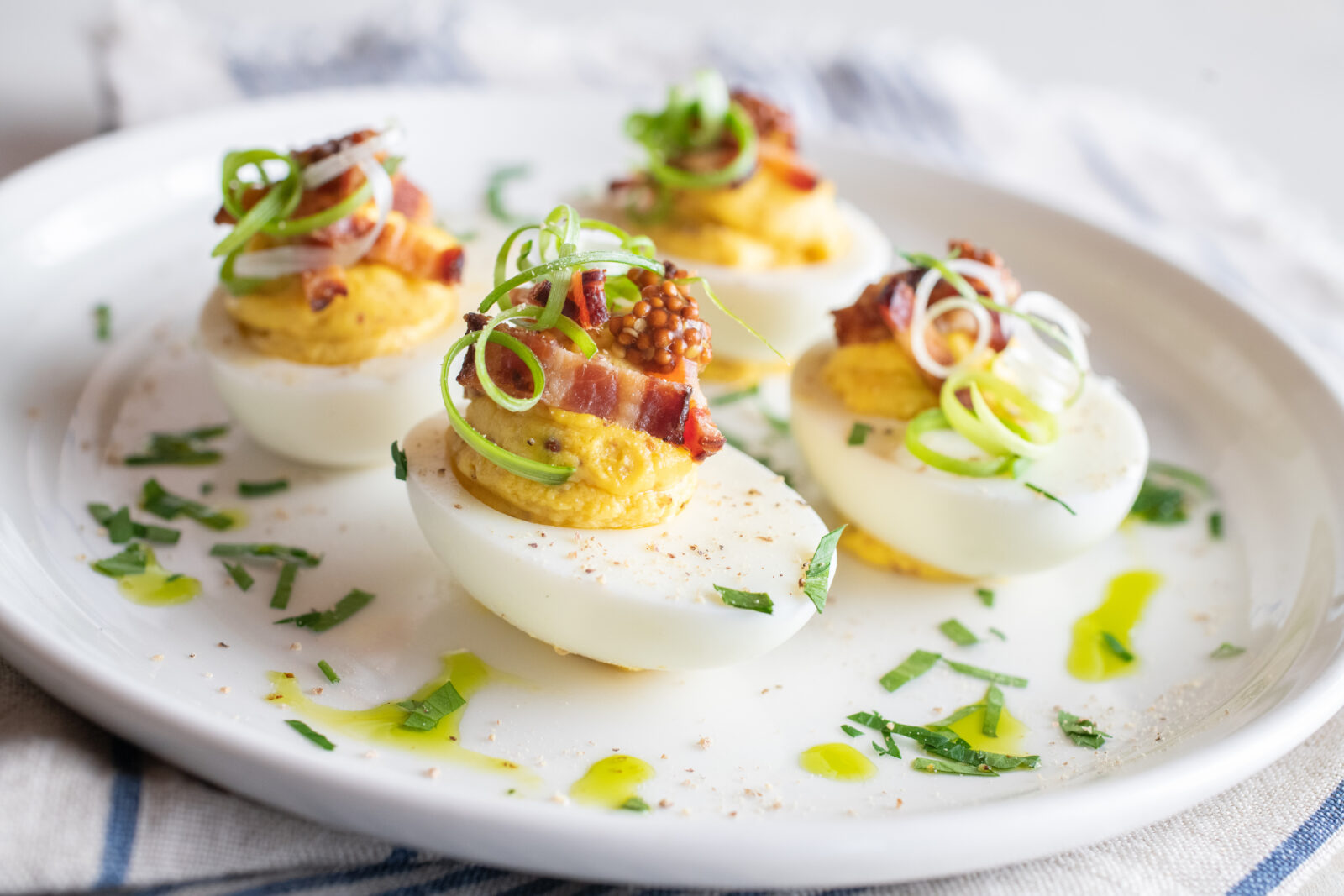 Mustard and Bacon Deviled Eggs Garden & Gun