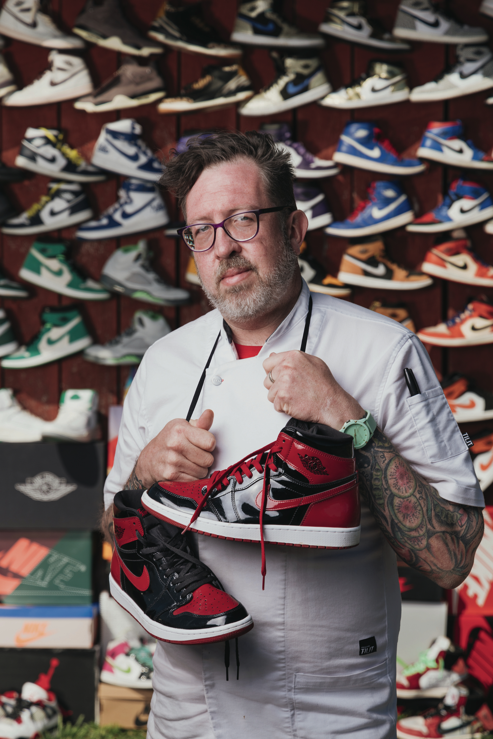 A Sneakerhead in the Kitchen: 450 Air Jordans and Counting