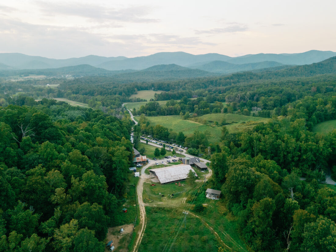 Hickory Nut Gap Farm outside Asheville, North Carolina.