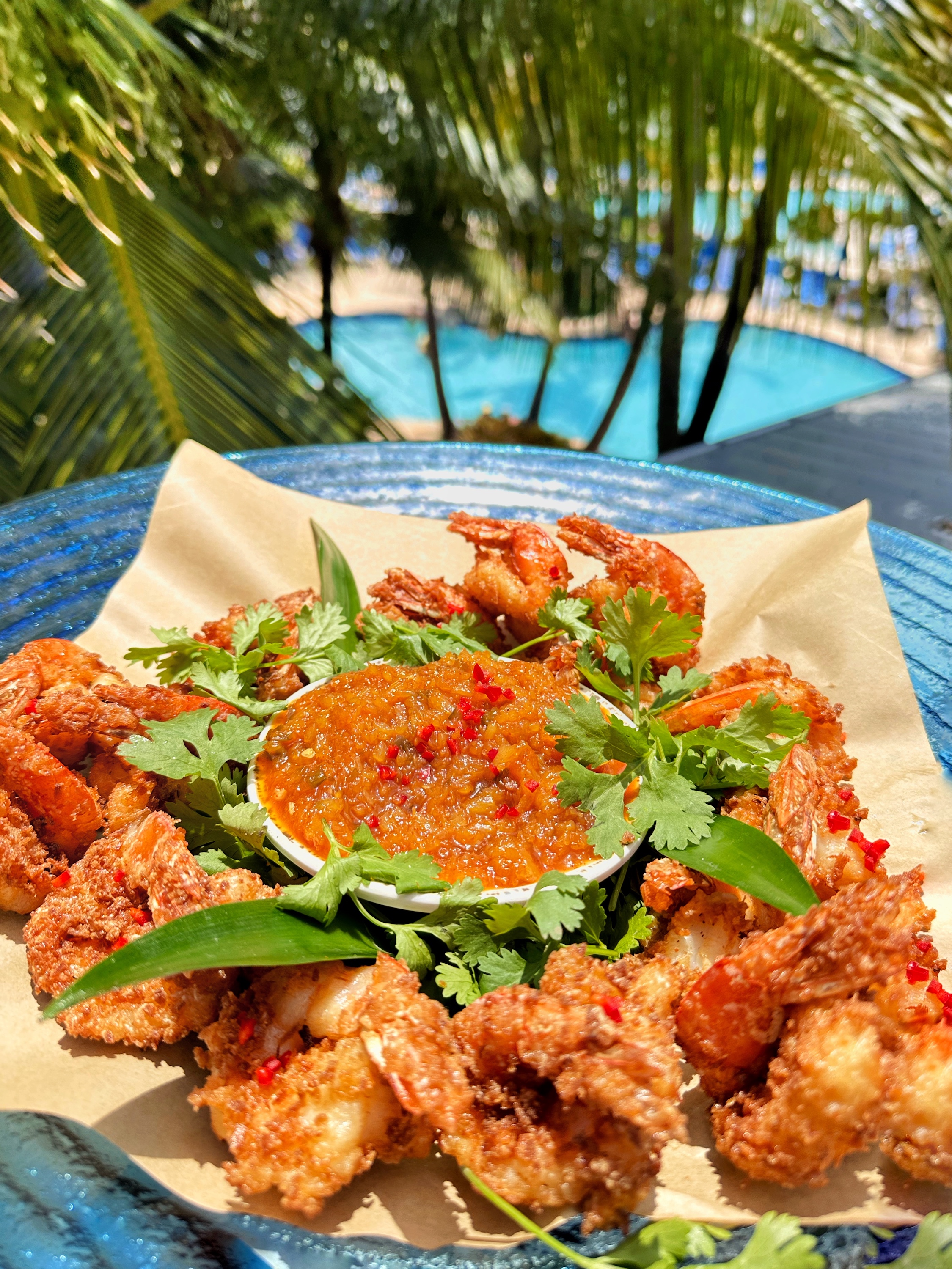 Honey-Pepper Coconut Shrimp Recipe - Rich Cundiff