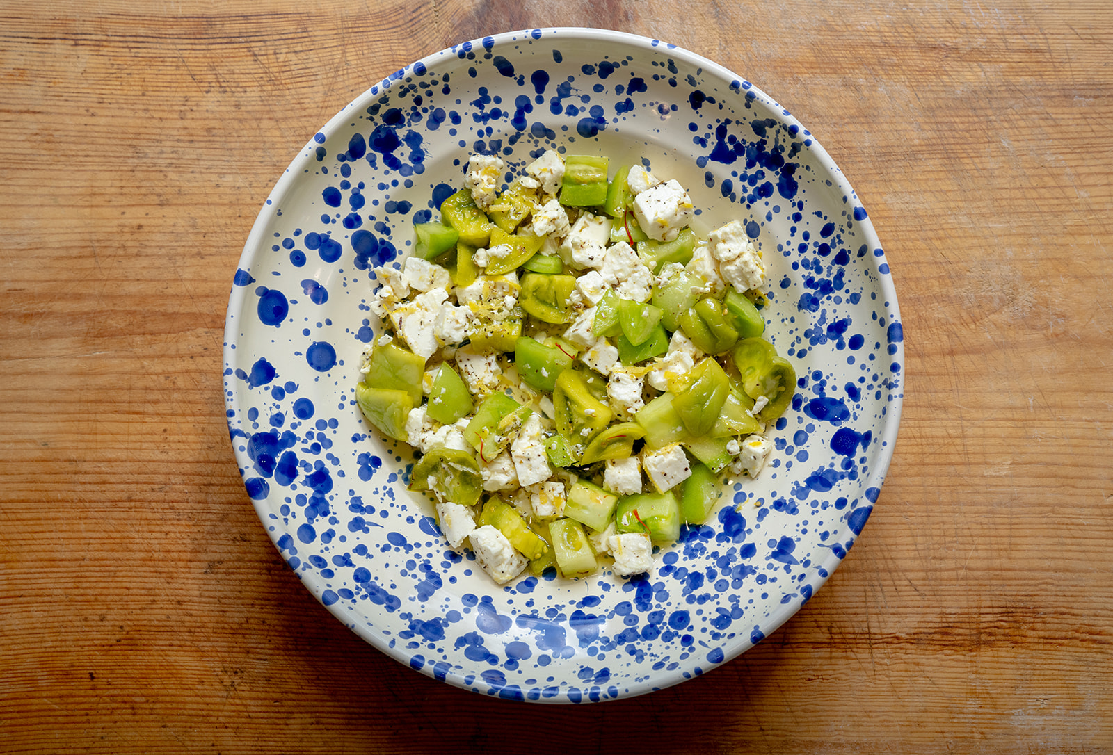 Pickled Green Tomato and Marinated Feta Salad &ndash; Garden &amp; Gun