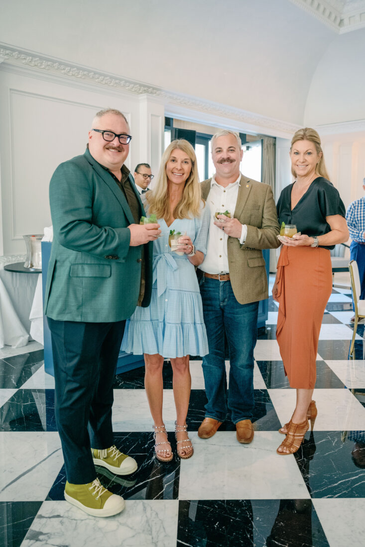 From left: Christian Bryant, vice president and publisher of Garden & Gun; Jana Robinson, president and owner of Robinson Media, LLC; Louisville Tourism’s Michael Fetter, director of marketing, and Stacey Yates, chief marketing officer.