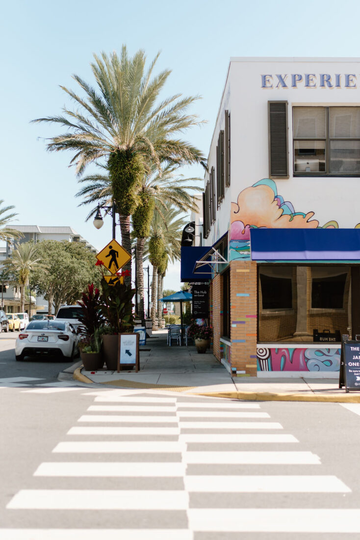 The Hub on Canal, an artist workshop and gallery in downtown New Smyrna Beach.