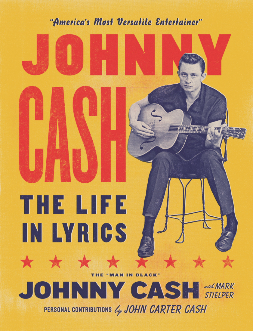 The cover of the book Johnny Cash: the Life in Lyrics