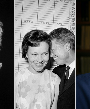 A collage of three photos: Tina Turner laughing; Rosalynn and Jimmy Carter together; a portrait of Cormac McCarthy.