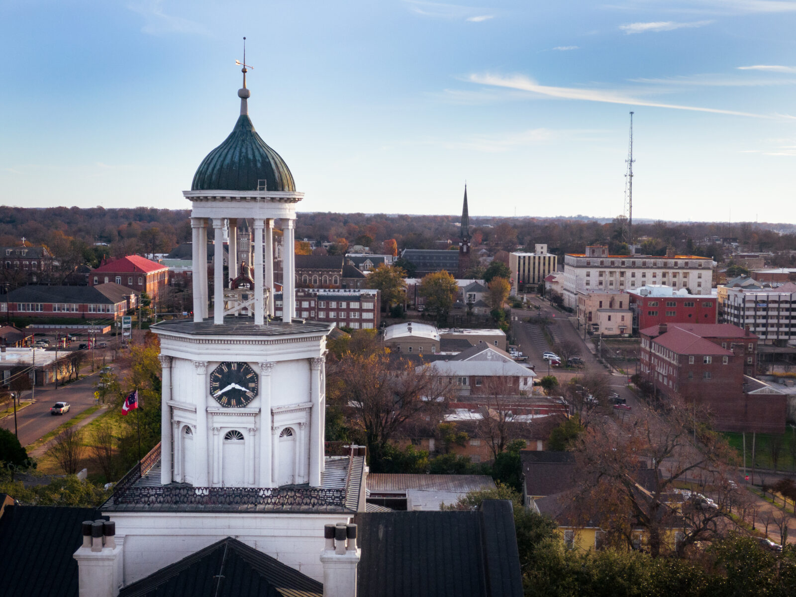 Skyline of Vicksburg, Mississippi