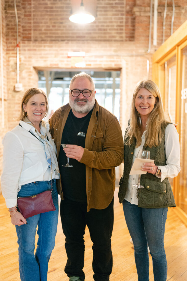 Shelby Kolb, Barnsley Resort director of marketing; Christian Bryant, G&G vice president and publisher; and Jana Robinson, G&G Southeast account director.