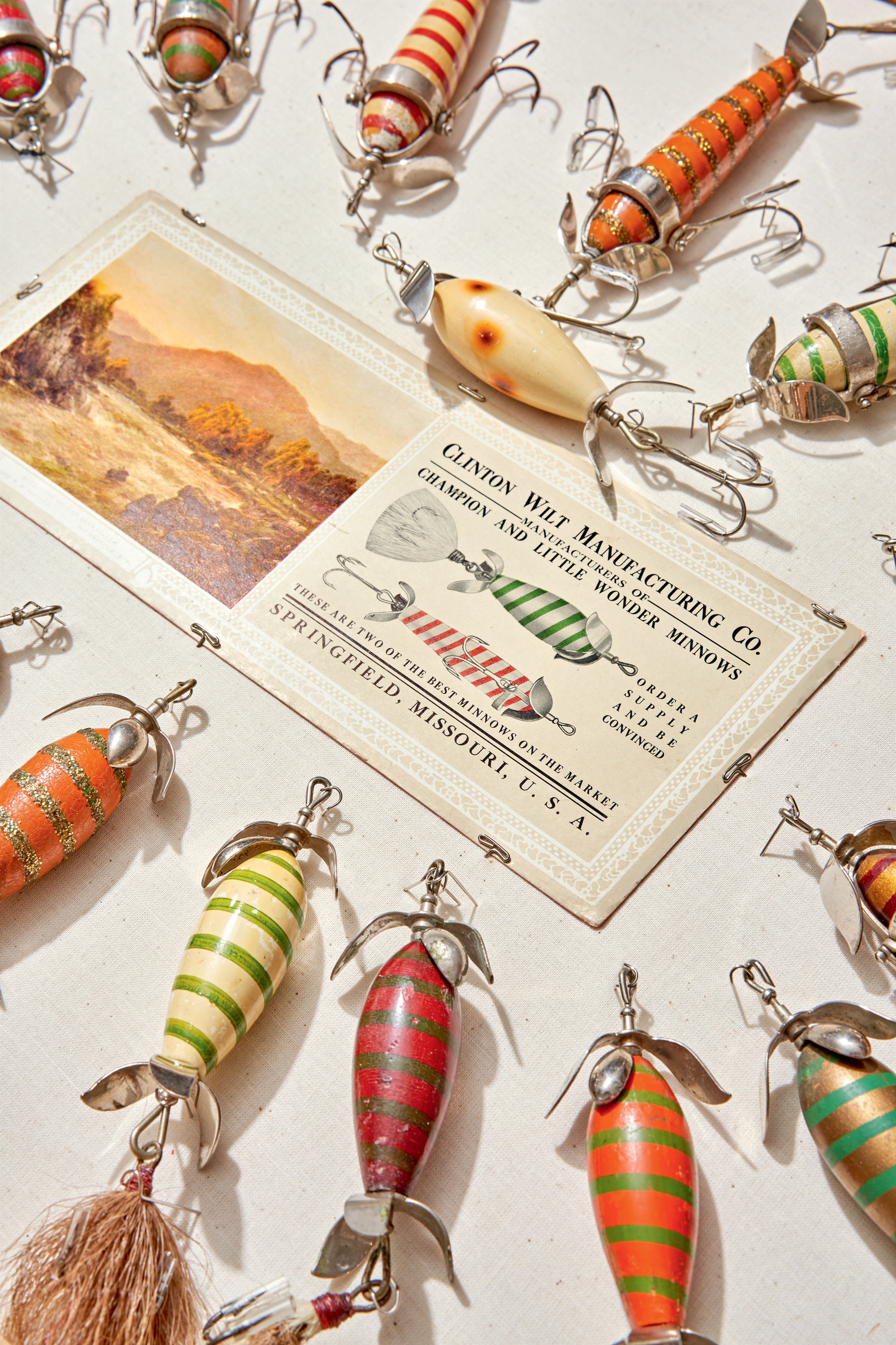 Collectors hooked on the allure of antique fishing lures