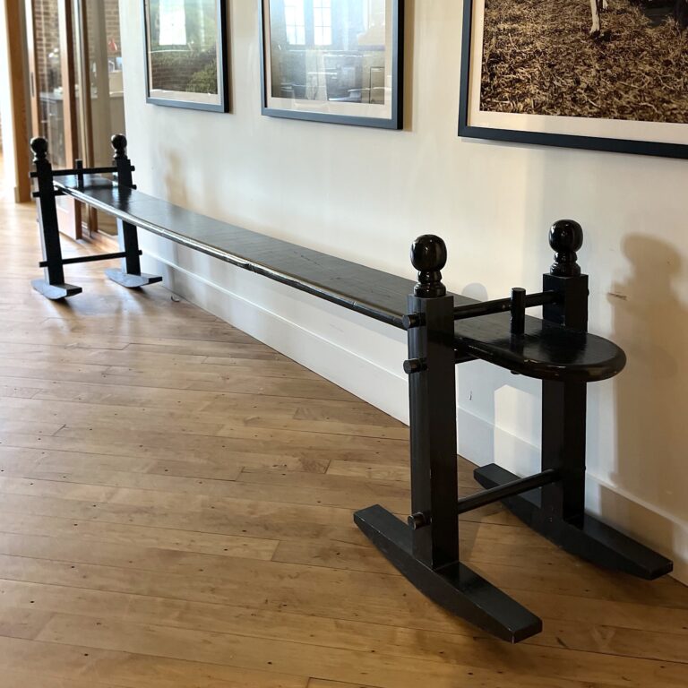 A long board for sitting