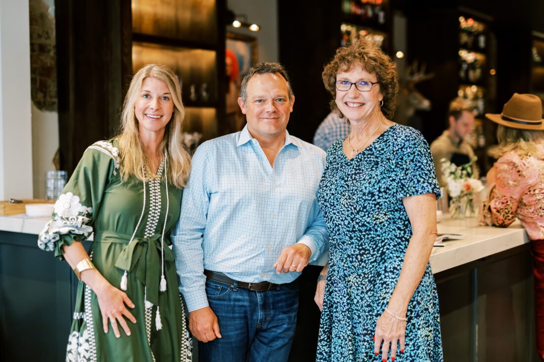 Jana Robinson, G&G southeast account director; Tony Funderburg, Visit Sevierville director of sales; and Brenda McCroskey, Visit Sevierville CEO.