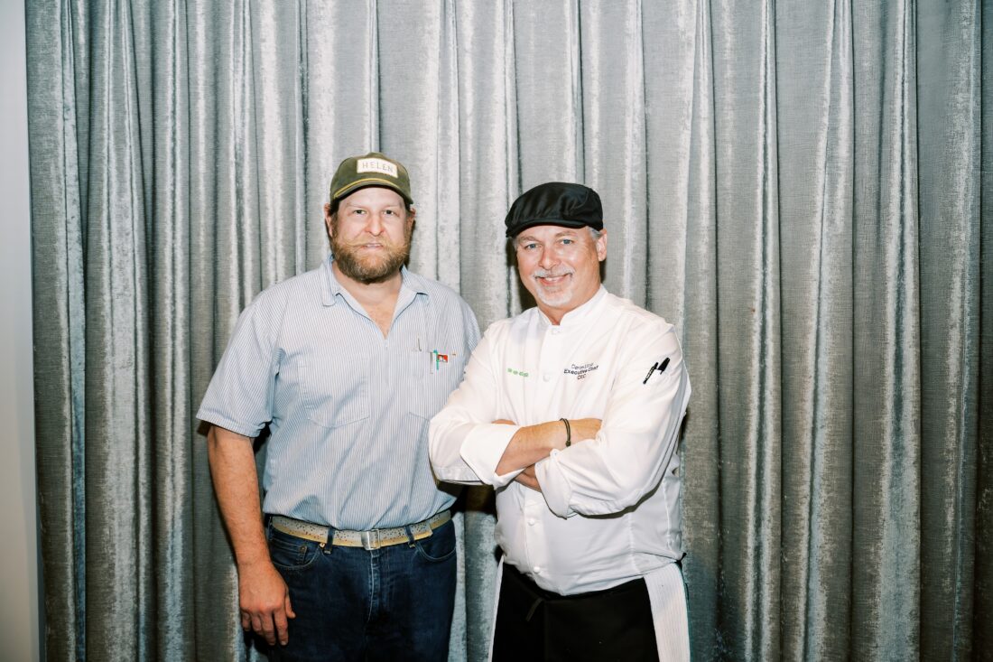 Chefs Rob McDaniel and Deron Little.