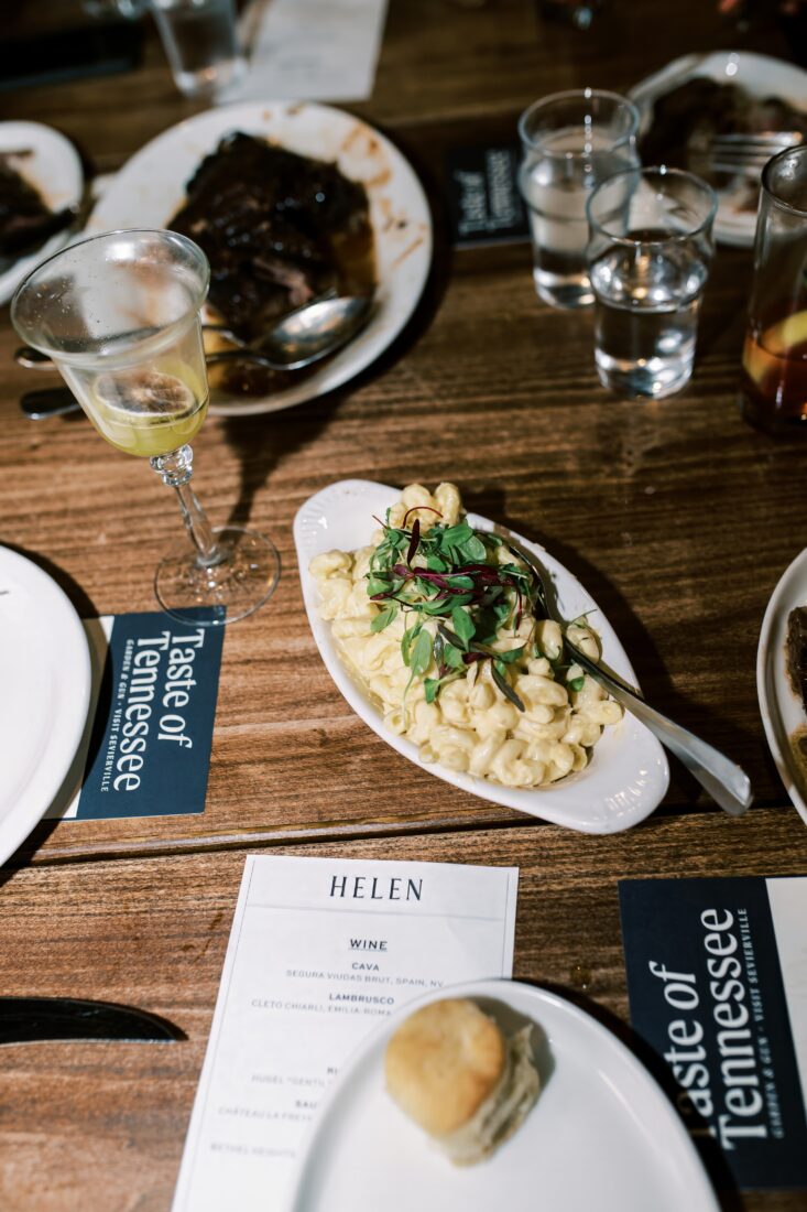 The Tennessee truffle mac and cheese.