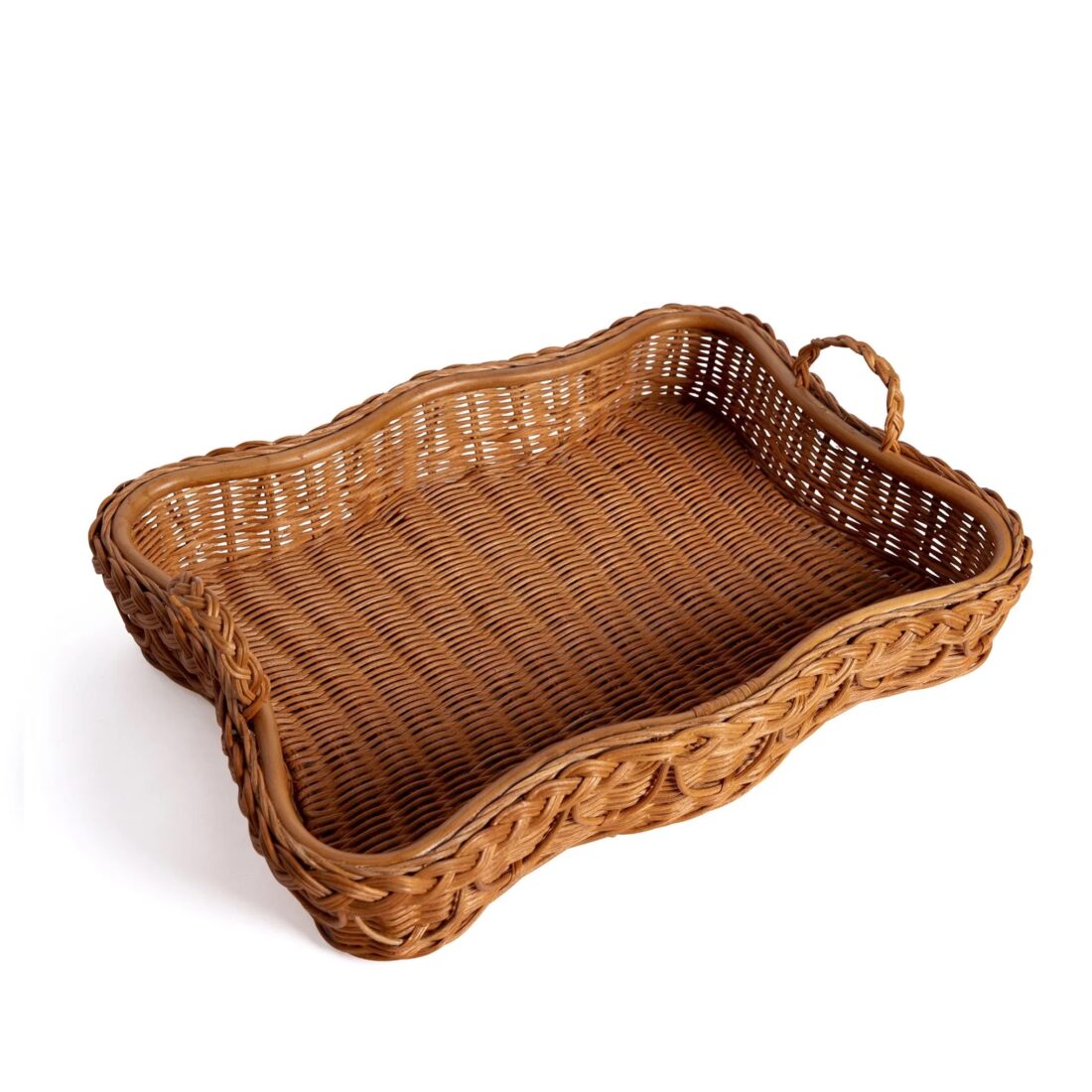 A rattan tray