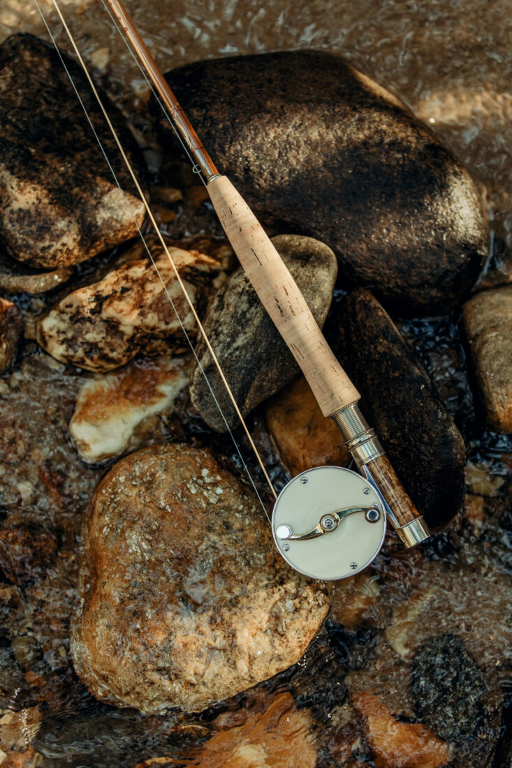 A bamboo fly rod