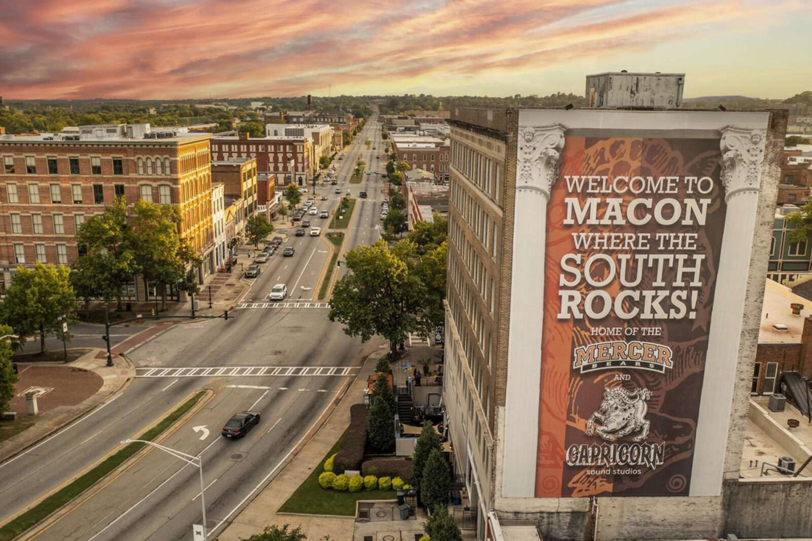 A few of a street in Macon