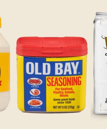 Duke's Mayonnaise, Old Bay seasoning, White Lily Flour