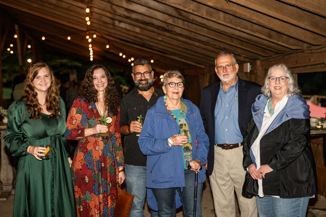 From left: G&G’s digital editor Lindsey Liles and executive editor Amanda Heckert, 2023 Champions Apodaca and Julie Moore, 2024 Champion Jimmy Bullock, and Tamara Ladich.