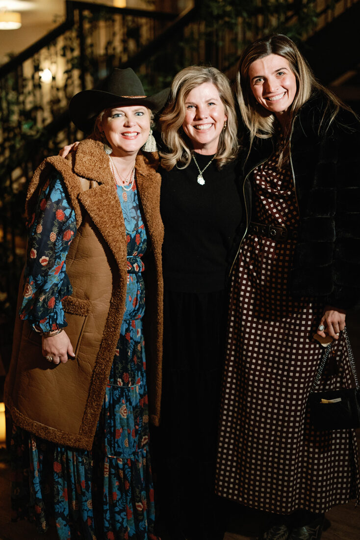 Catherine Dority, Explore Charleston vice president of marketing, Caroline Chakeris, Charleston, South Carolina boutique Madison Mathews owner, and Sara Chakeris.