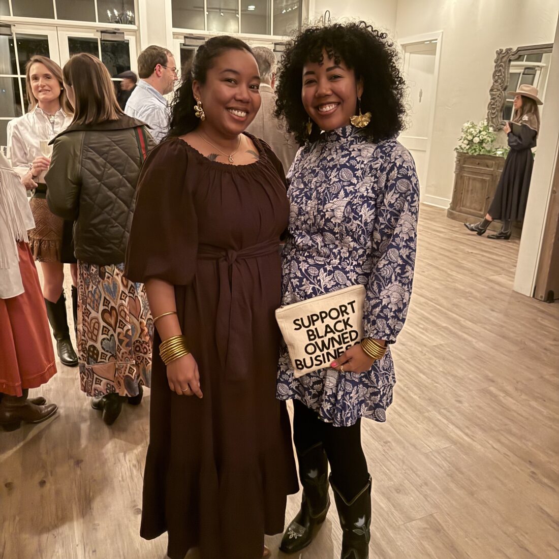 Aiko Striplin and Mimi Striplin, owner of The Tiny Tassel in Charleston, South Carolina.
