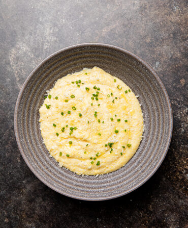 A bowl of polenta