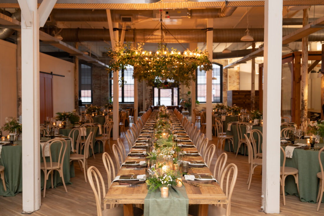 G&G headquarters is transformed for the culinary evening.
